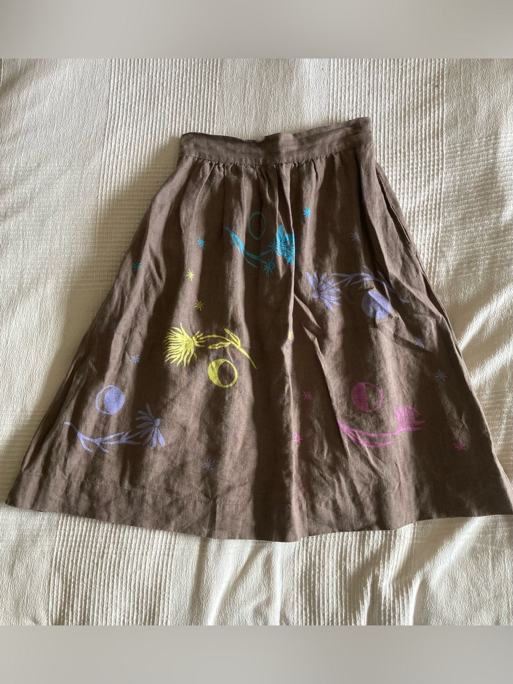LINENFOX x SISTER NETTLE Laura skirt S-M